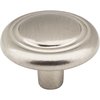 Elements By Hardware Resources 1-1/4" Diameter Satin Nickel Button Vienna Cabinet Mushroom Knob 202SN